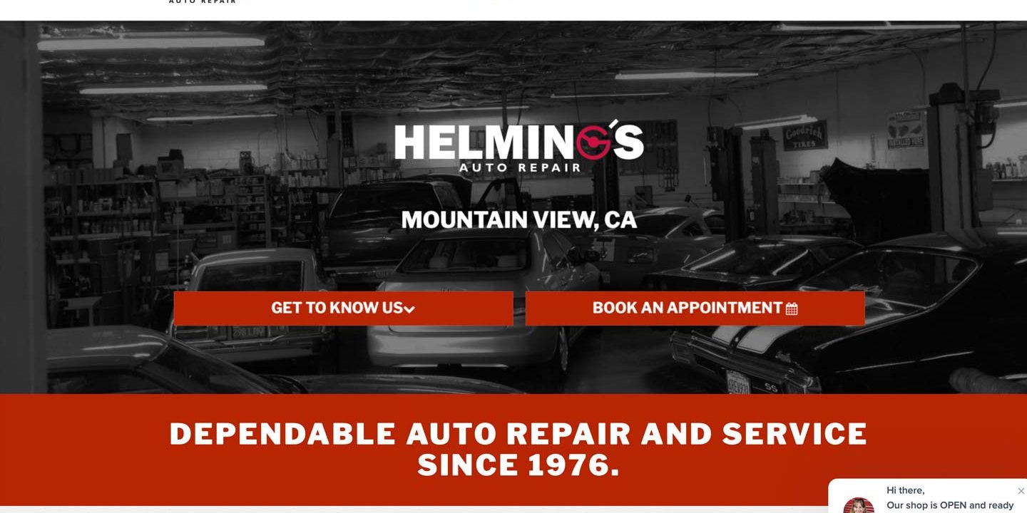 helmings-auto-website-design